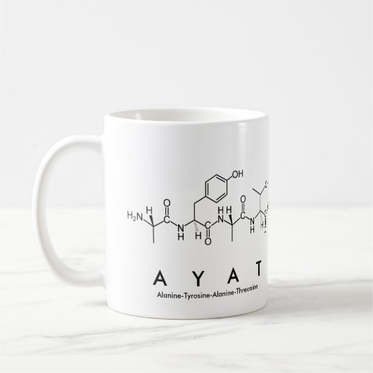 Tasse des Ayat-Peptids (Links)