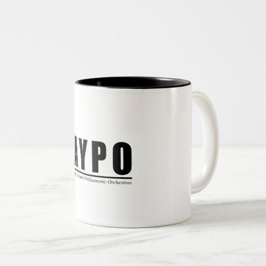 Tasse des AYPO-Logos (weiß) (VorderseiteRechts)