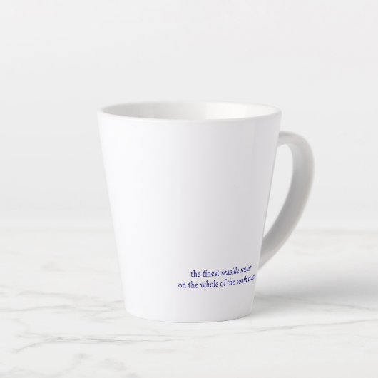 Tasse des Badeortes Sanditon (Rechte Ecke)