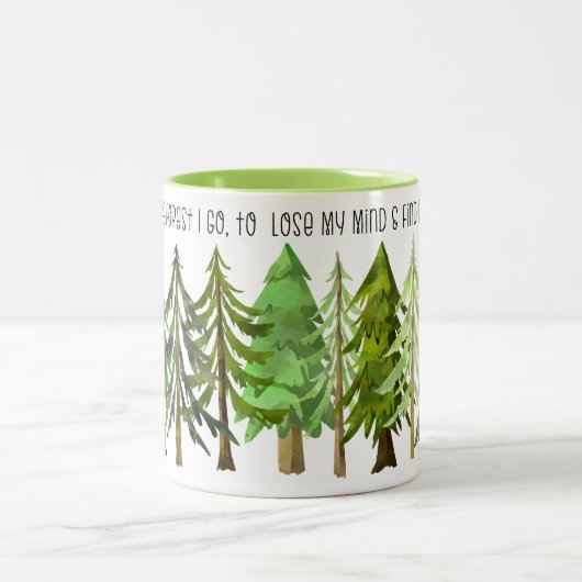 Tasse des Baumkiefernwaldes mit Kostenvoranschlag (Mittel)