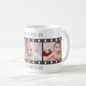 Tasse des benutzerdefinierten Fotos mit Text (VorderseiteRechts)