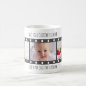 Tasse des benutzerdefinierten Fotos mit Text (Mittel)