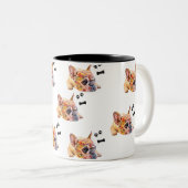 Tasse des benutzerdefinierten Hundes, Tasse des Pe (VorderseiteRechts)