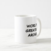 "Tasse des beststen" Bogenschützen der Welt Kaffeetasse (VorderseiteRechts)