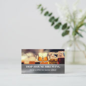 Tasse des Bier-Logos | Brauerei Visitenkarte (Stehend Vorderseite)