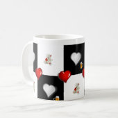 Tasse des Bieres Rotes Herz (Vorderseite Links)