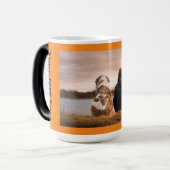 Tasse des Bildes mit 1 Foto/2 Zeilen ändern (Vorderseite Links)