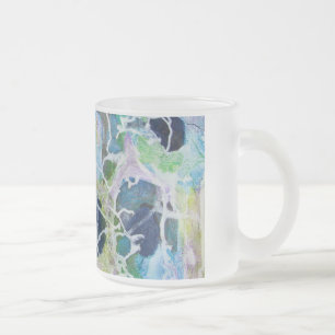 Tasse des blauen Grüns des Ozeanlebens