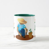 Tasse des Blumengartens (Zentrum)