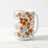 Tasse des Blumenkaffees (VorderseiteRechts)