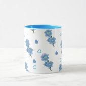 Tasse des Blumenkaffees (Zentrum)