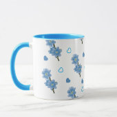 Tasse des Blumenkaffees (Links)
