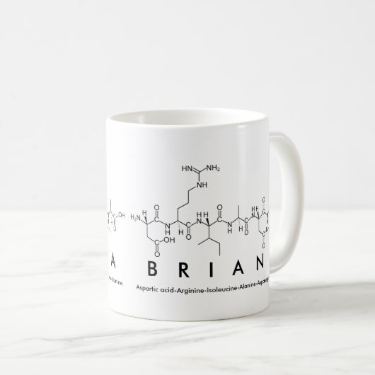 Tasse des Briana-Peptids (VorderseiteRechts)