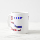 Tasse des britischen Glaubens (Vorderseite Links)