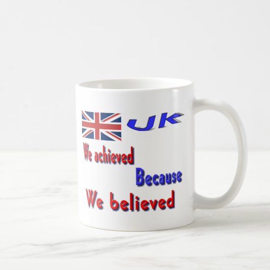 Tasse des britischen Glaubens (Rechts)