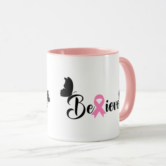 Tasse des Brustkrebs (VorderseiteRechts)