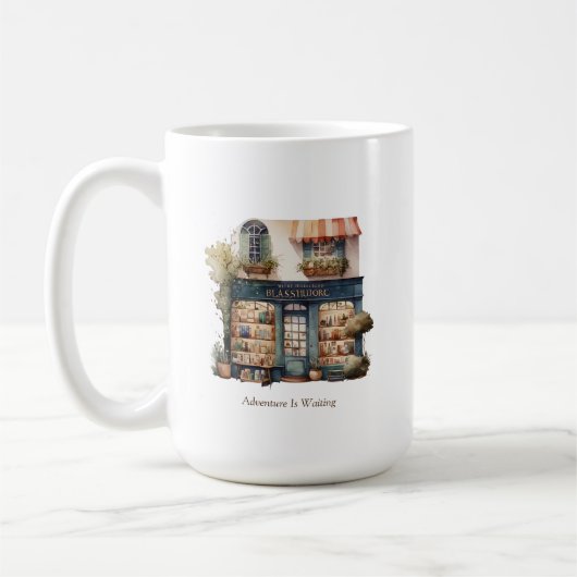 Tasse des Buchspeichers (Links)