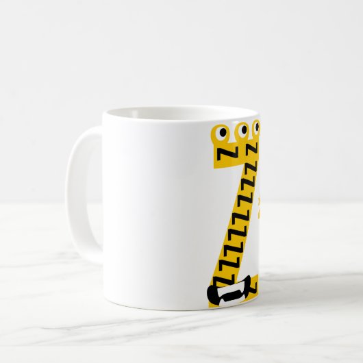 Tasse des Buchstaben Z (Vorderseite Links)