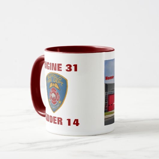 Tasse des Büffel-Feuer-E31/L14 (Vorderseite Links)