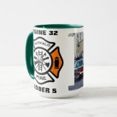 Tasse des Büffel-Feuer-Motor-32/Ladder 5 (Vorderseite Links)