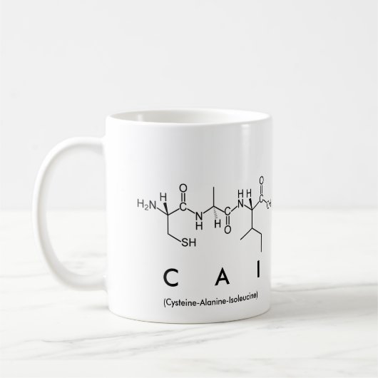 Tasse des Cai-Peptids (Links)