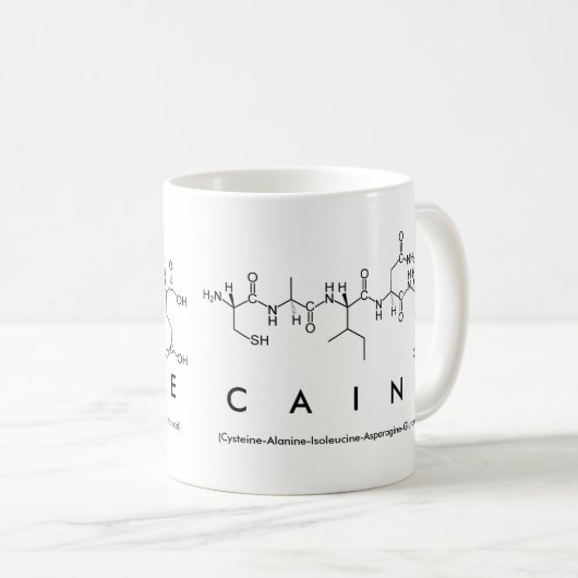 Tasse des Caine-Peptids (VorderseiteRechts)