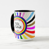 Tasse des Camarillo Pride Themes 2023 (Vorderseite Links)