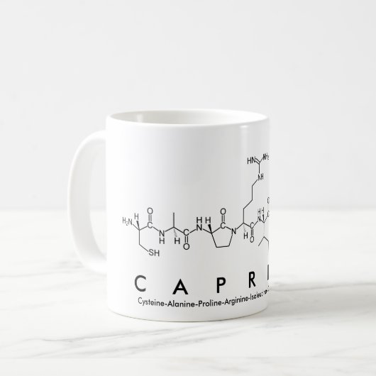 Tasse des Caprice Peptids (Vorderseite Links)