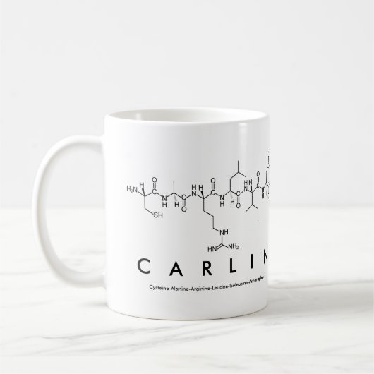 Tasse des Carlin-Peptids (Links)