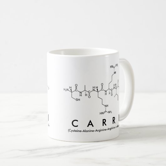 Tasse des Carri-Peptids (VorderseiteRechts)