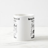 Tasse des Cartoon für die Fahrzeugwartung (Mittel)