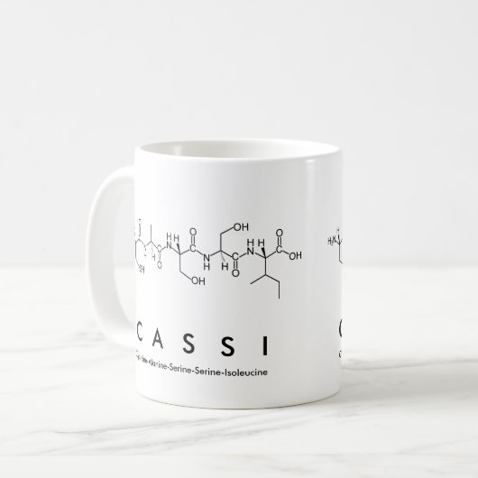 Tasse des Cassi-Peptids (Vorderseite Links)