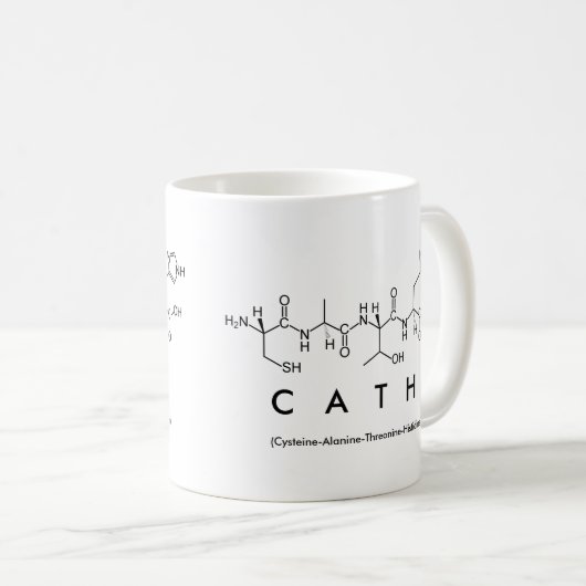 Tasse des Cath-Peptids (VorderseiteRechts)