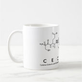 Tasse des Cecilie-Peptids (Links)