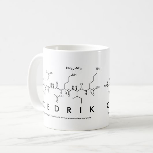 Tasse des Cedrik-Peptids (Vorderseite Links)