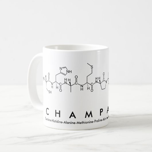 Tasse des Champagne-Peptids (Vorderseite Links)