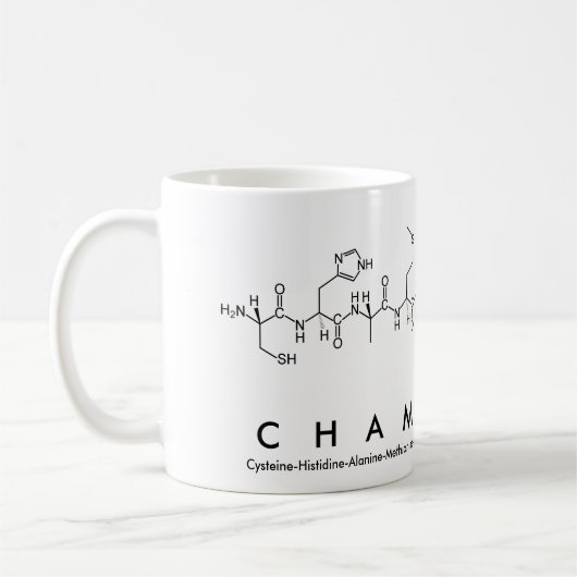 Tasse des Champagne-Peptids (Links)