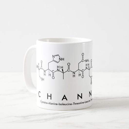 Tasse des Channing-Peptids (Vorderseite Links)