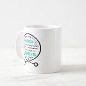 Tasse des Chirurgen. Diese Tasse gehört einem Chir (Vorderseite Links)