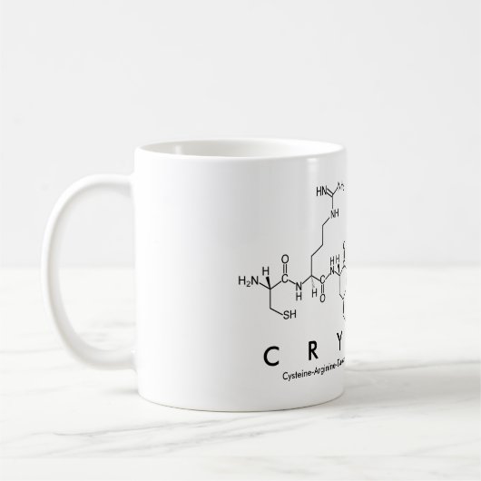 Tasse des Crystal Peptids (Links)