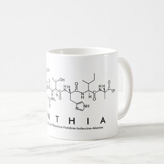 Tasse des Cynthia-Peptids (VorderseiteRechts)