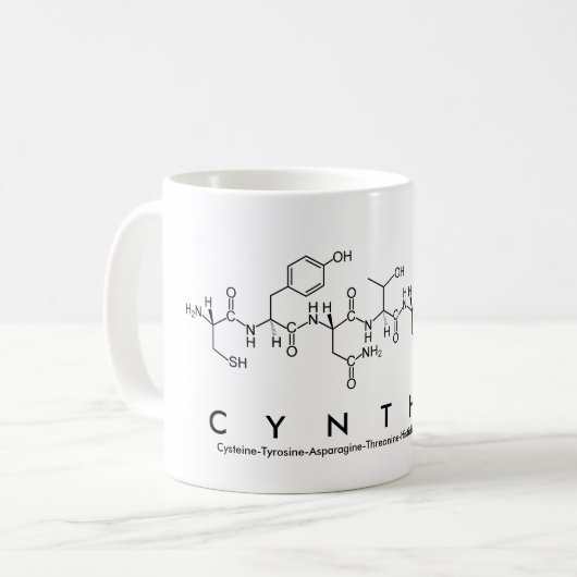 Tasse des Cynthia-Peptids (Vorderseite Links)