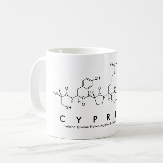 Tasse des Cyprian-Peptids (Vorderseite Links)