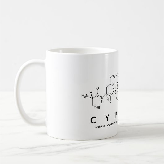 Tasse des Cyprian-Peptids (Links)