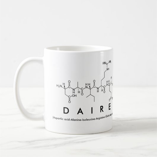 Tasse des Daire-Peptids (Links)