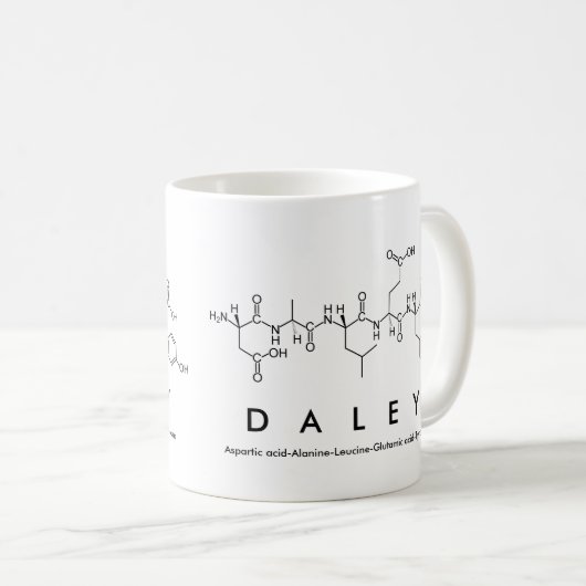 Tasse des Daley Peptids (VorderseiteRechts)