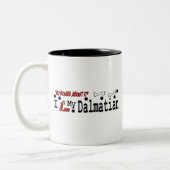 Tasse des Dalmatiner-(i-Liebe) (Links)