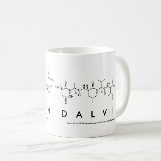 Tasse des Dalvin-Peptids (VorderseiteRechts)