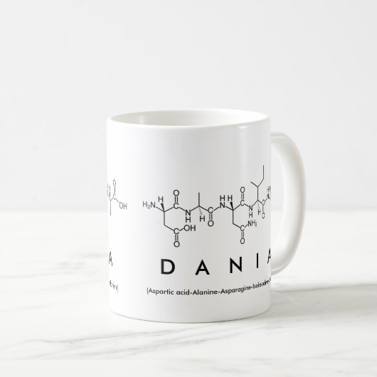 Tasse des Dania Peptids (VorderseiteRechts)