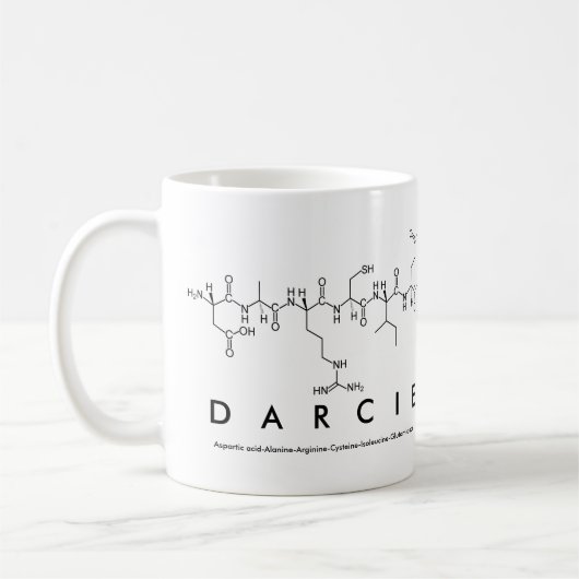 Tasse des Darcie-Peptids (Links)